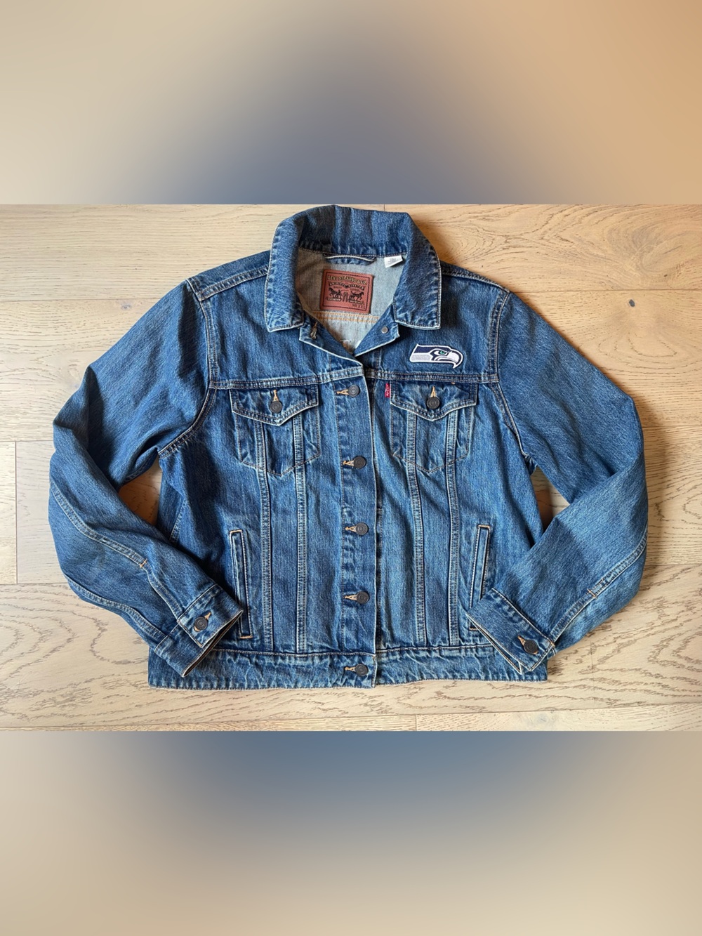 Seattle Seahawks Levi’s Denim Jacket XXL